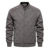 Men’s Patchwork Fleece Bomber Jacket