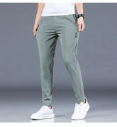 Breathable Elastic Straight Leg Trousers