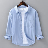 Mens Linen Long Sleeve Shirt