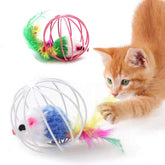 Cat Mouse Toy with Cage