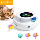 Interactive Feather Fun Ball for Pets