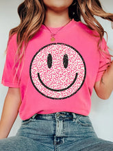 Ladies Smile Face Tee Daily Top