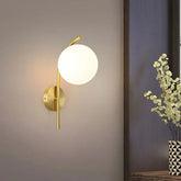 Modern Glass Wall Light Fixture