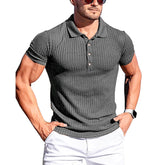 Fashion Stand Collar Polo Shirt
