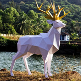 Papercraft Deer Table Decor