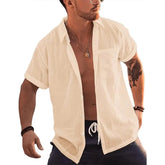 Men’s Summer Casual Shirt with Pocket