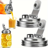 Wide Mouth Stainless Steel Lids