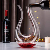Elegant Crystal Wine Pourer Bottle