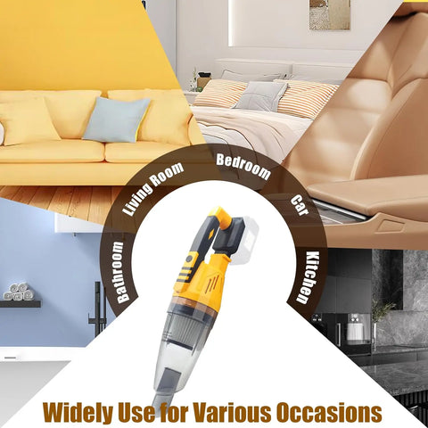 Portable Cordless Vacuum with Strong Suction