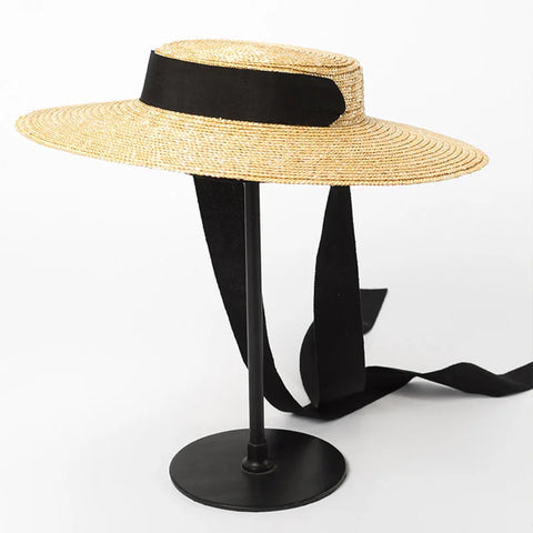 Wide Brim Straw Sun Hat
