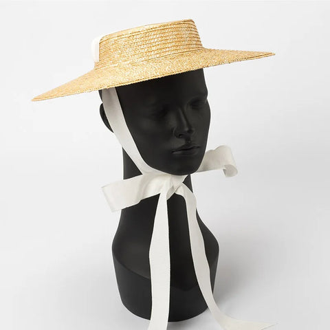Wide Brim Straw Sun Hat