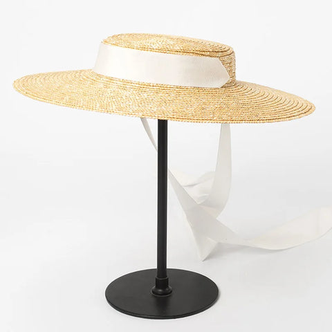 Wide Brim Straw Sun Hat