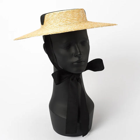 Wide Brim Straw Sun Hat