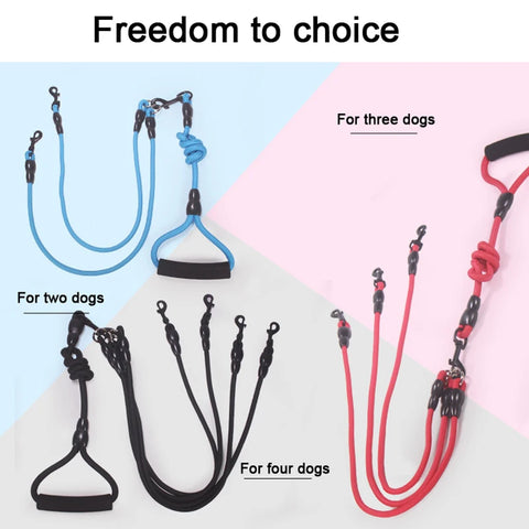 Double Dog Walking Rope Lead
