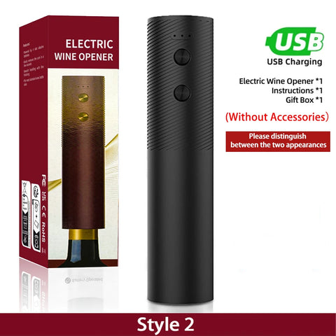 Battery Powered Wine Opener Easy Use