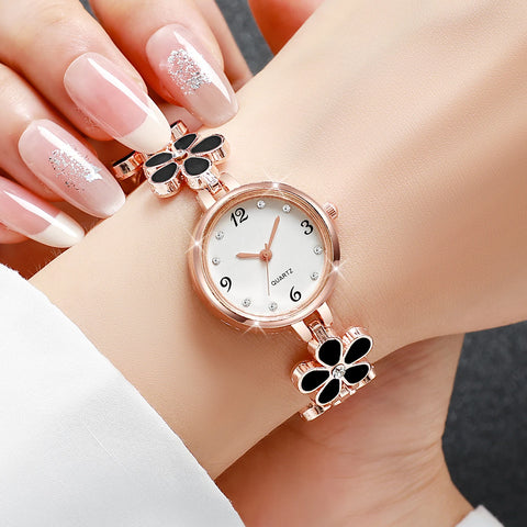 Arabic Dial Flower Women’s Watch