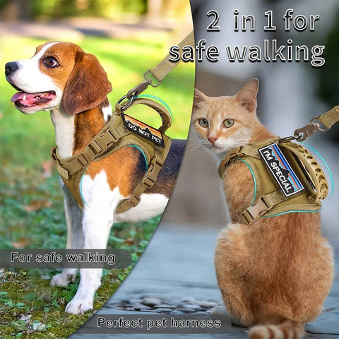 Adjustable Pet Vest with Leash