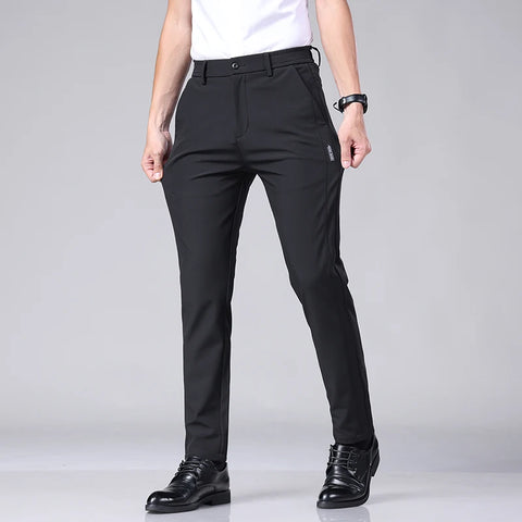 Ultra-Thin Ice Silk Men’s Trousers