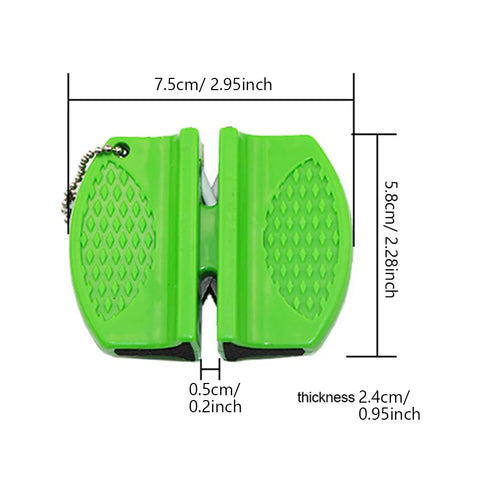 Dual-Sided Pocket Knife Sharpener