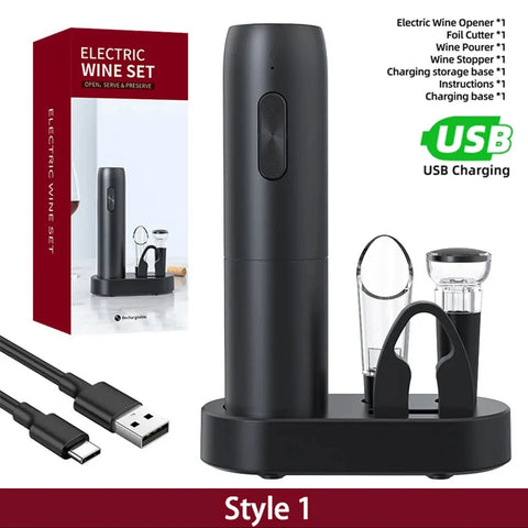 Battery Powered Wine Opener Easy Use