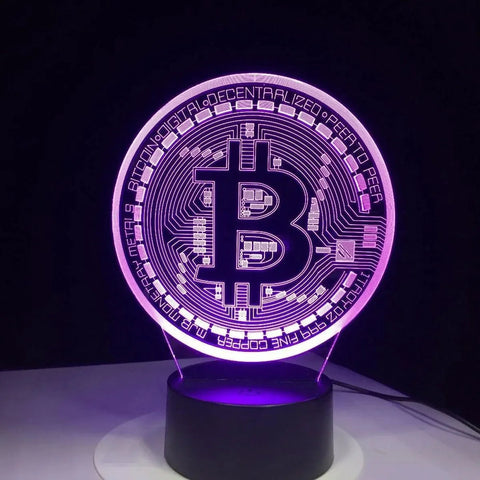 Bitcoin LED Mood Light for Room
