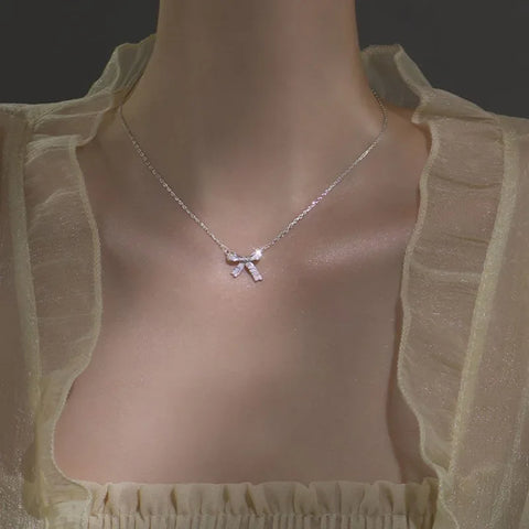 Acrylic Crystal Pendant Necklace
