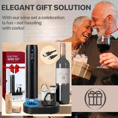 Battery Powered Wine Opener Easy Use