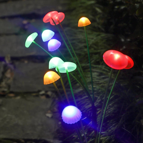 Dual Mode Solar Mushroom Lamp