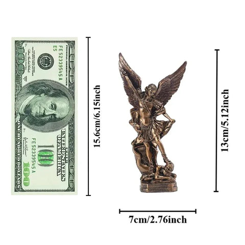 St Michael Archangel Resin Statue