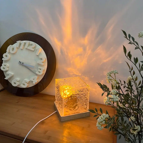 Crystal Flame Water Ripple Light