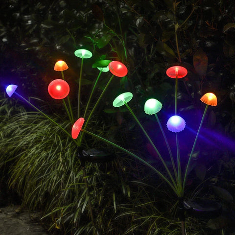 Dual Mode Solar Mushroom Lamp