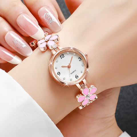 Arabic Dial Flower Women’s Watch