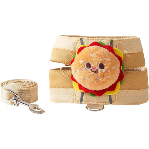 Cartoon Hamburger Pet Harness