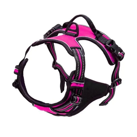 Leather Dog Collar Harness and Leash Set
