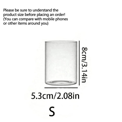 High Borosilicate Glass Candle Vase