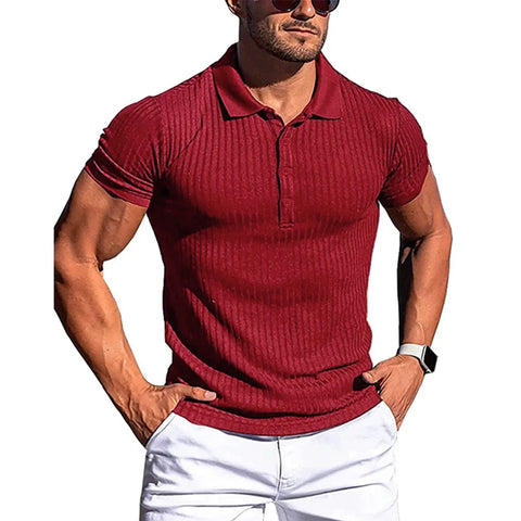 Fashion Stand Collar Polo Shirt