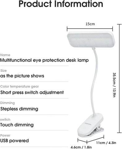 Flexible Rechargeable Bedside Lamp