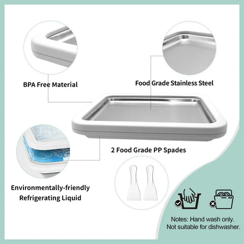 Multifunctional Ice Cream Maker Pan
