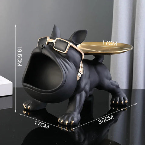 Home Decor Puppy Sculpture Storage Box