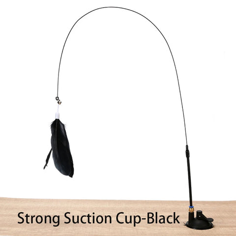 Bird Feather Cat Wand Interactive Toy