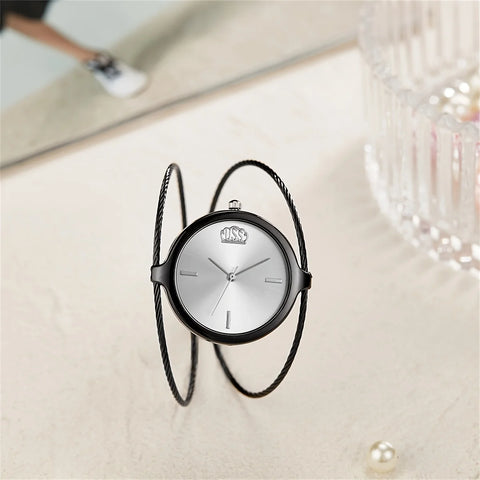 Alloy Strap Quartz Watch for Ladies