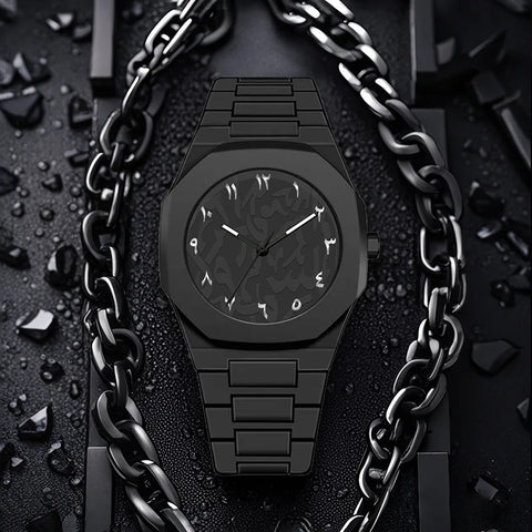 Classic Stainless Steel Sports Watch