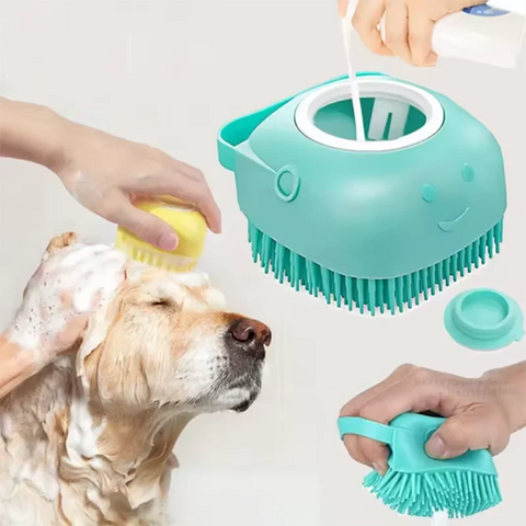 Safe Pet Grooming Silicone Brush