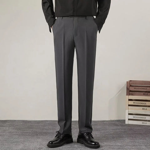 Classic Slim Fit Suit Trousers