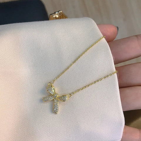 Acrylic Crystal Pendant Necklace