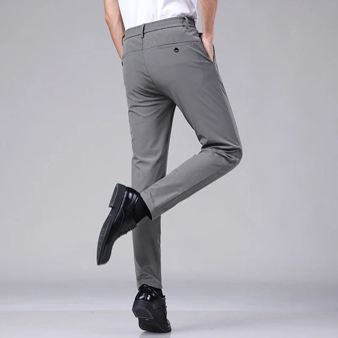 Ultra-Thin Ice Silk Men’s Trousers