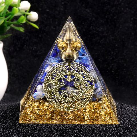 Gemstone Decorative Pyramid for Home
