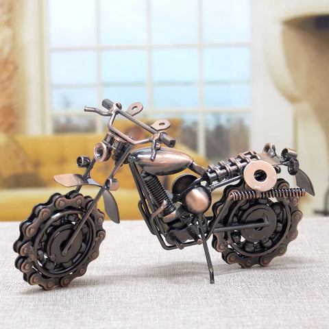 Vintage Metal Motorcycle Model