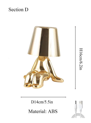 Minimalist USB Bedside Table Light