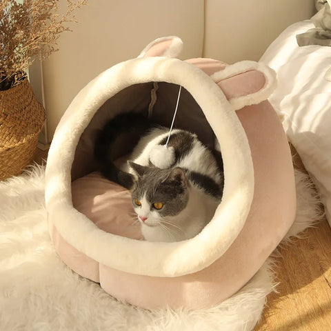Deep Sleep Cat Bed Foldable Cave
